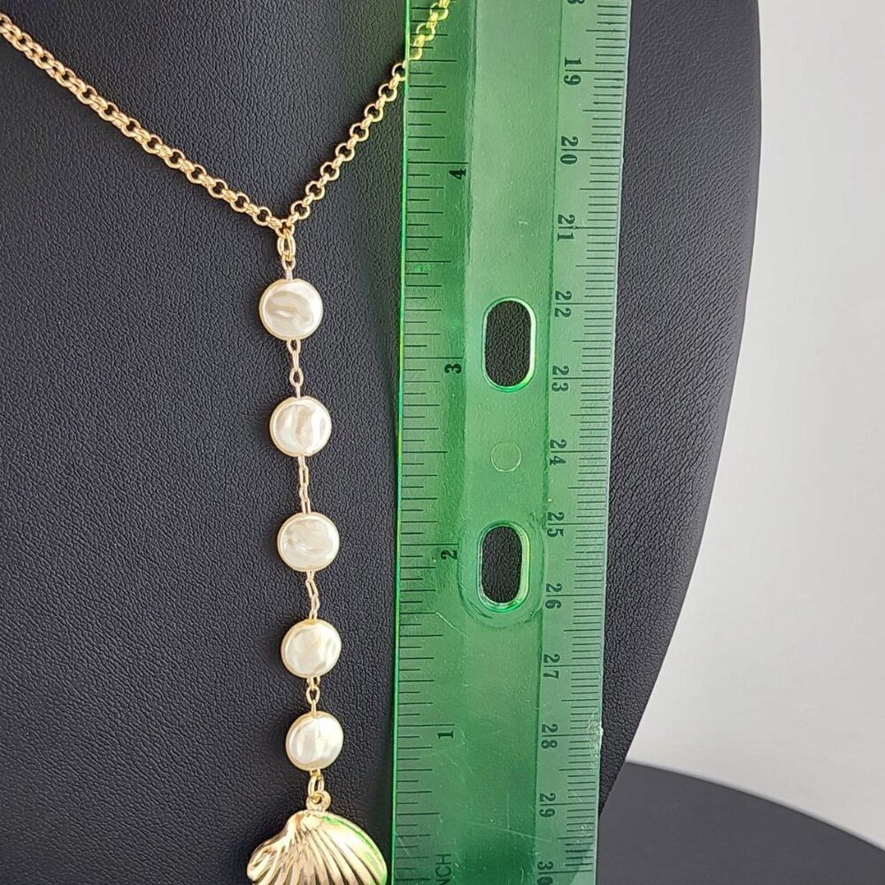 Gold Filled Shell Necklace – 18K Brazilian Gold | Brand New with Tags - Picture 5 of 6